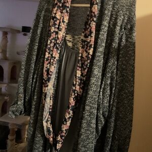 Blouse/Sweater/Scarf all in one